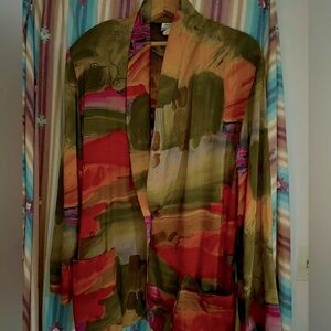 🤍FREE FLAWED GEM🤍 Water Color Blazer